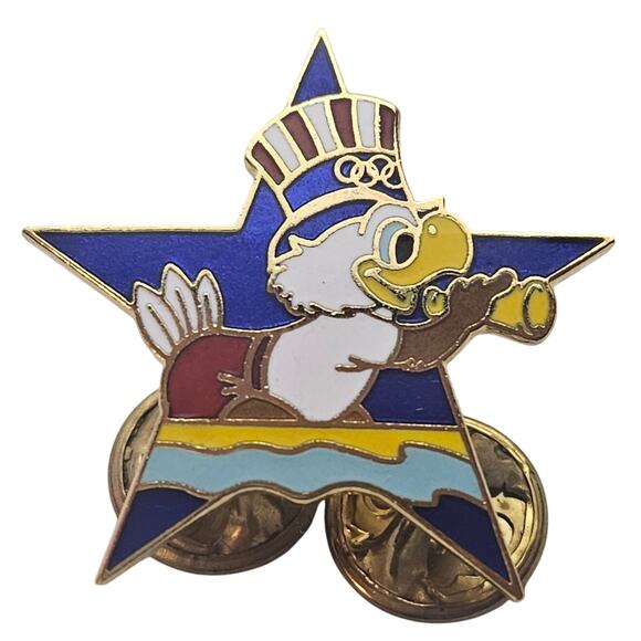 1984 Las Angeles Olympic Game Pin - Picture 1 of 2